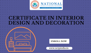 Certificate In Interior Design And Decoration